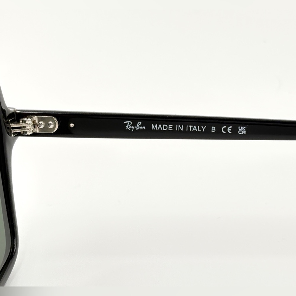 Ray-Ban Black Square Sunglasses with Dark Lenses - Picture 12 of 14